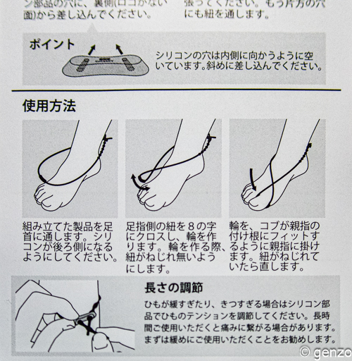 エナジーポイントの装着の仕方