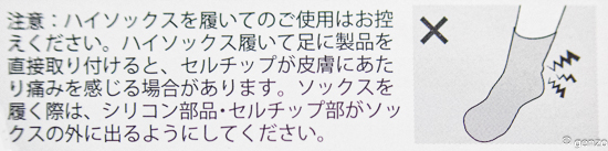 パッケージの表記